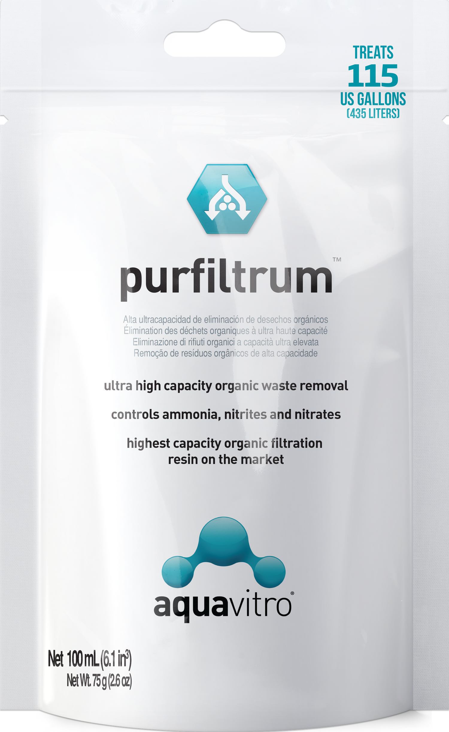 Aquavitro Purfiltrum 75g Bag