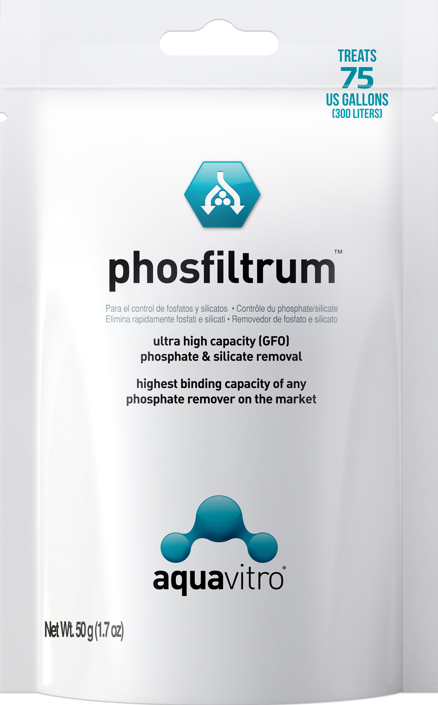 Aquavitro Phosfiltrum 50g Bag